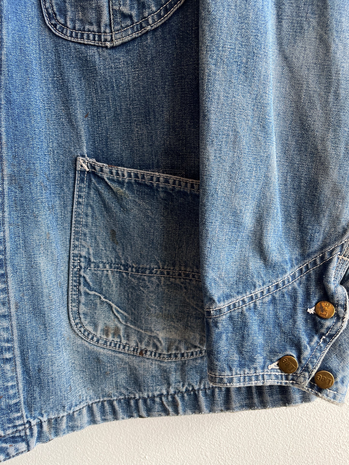 Vintage 1960/1970’s Lee Denim Chore Coat - La Lovely Vintage 