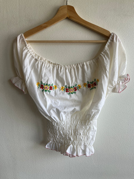 Vintage 1960’s German Embroidered Blouse