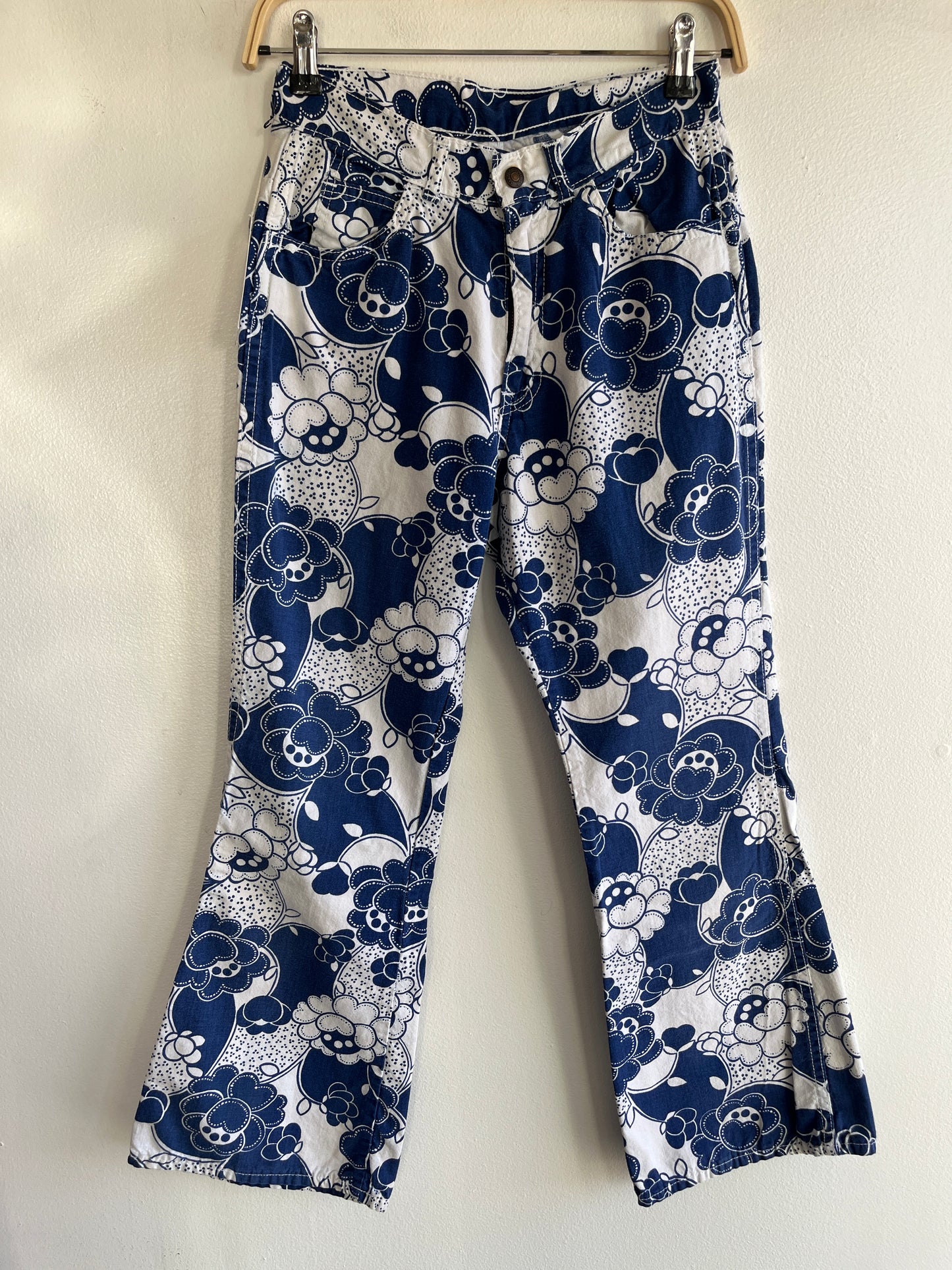 Vintage 1960s/1970s Levi’s Floral Print Flared Pants
