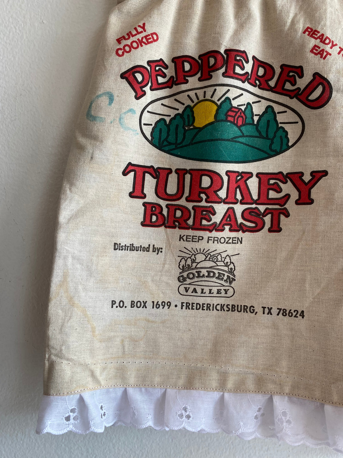 Handmade Vintage Red Plaid / Turkey Breast Feedsack Shorts