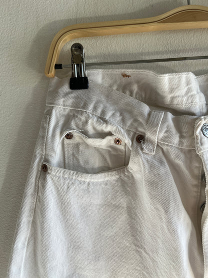 Vintage 1980’s Levi’s 501 White Denim Jeans