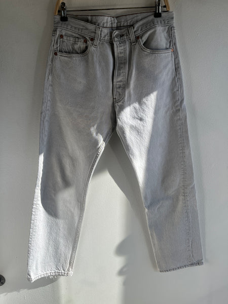 Vintage 1980’s Levi’s 501 Grey Denim Jeans