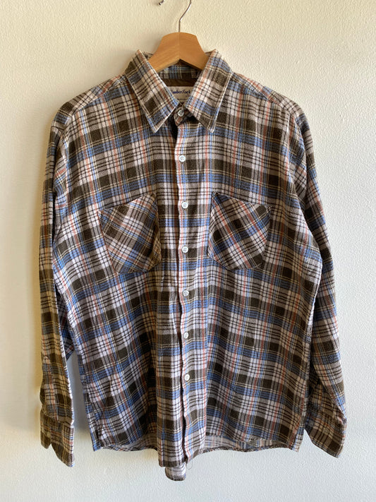 Vintage 1960/70’s Lumberjack Cotton Flannel Button-Up Shirt