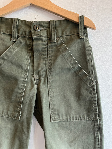 Vintage 1960’s Kids OG-107 Military Fatigue Trousers