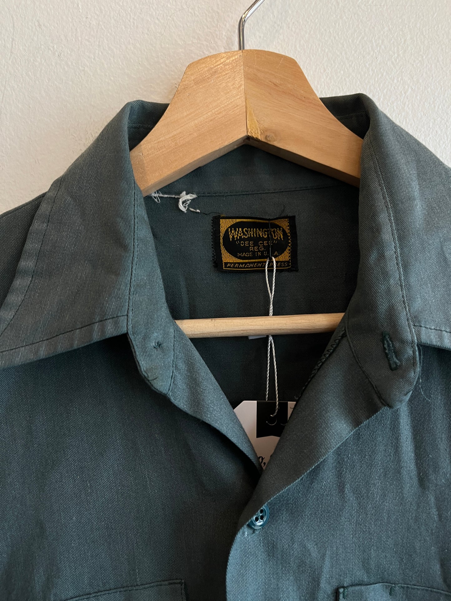 Vintage 1960’s Washington DeeCee Button-Up Work Shirt