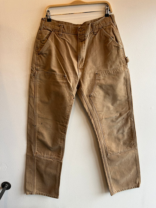 Vintage Y2K Carhartt Double Knee Canvas Work Pants