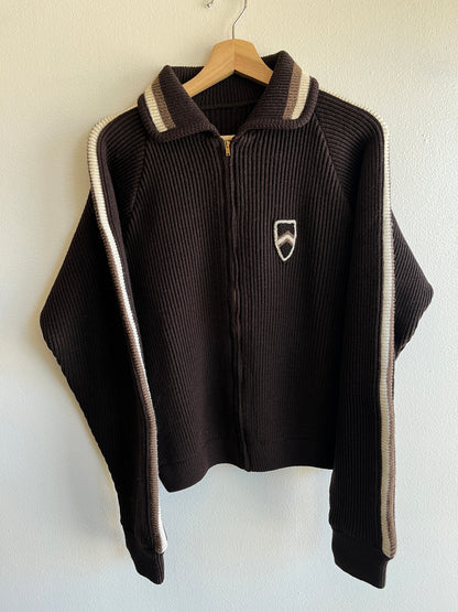Vintage 1950’s Knit Zip-Up Cardigan - La Lovely Vintage 