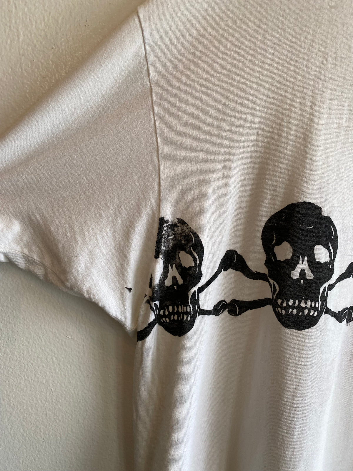 Vintage 1980’s Hanes T-Shirt with Modern Skull Stripe