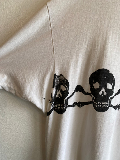 Vintage 1980’s Hanes T-Shirt with Modern Skull Stripe