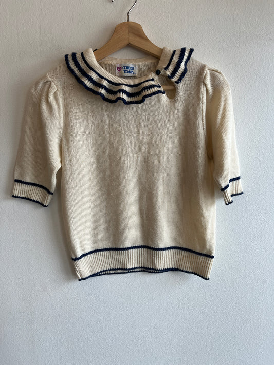 Vintage 1970’s Short Sleeve Sweater - La Lovely Vintage 