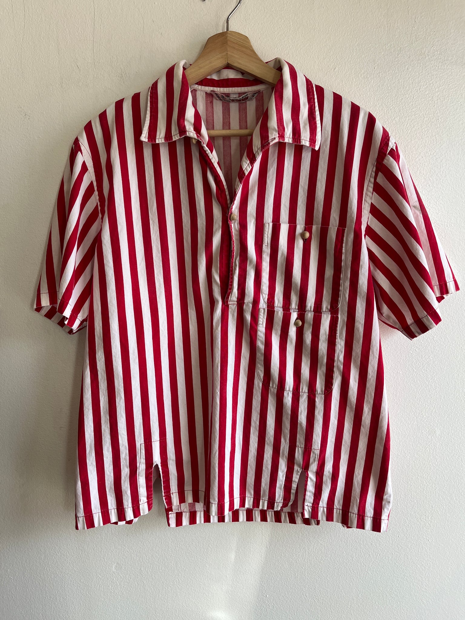 Vintage 1950’s McGregor Striped Beach Pullover Shirt