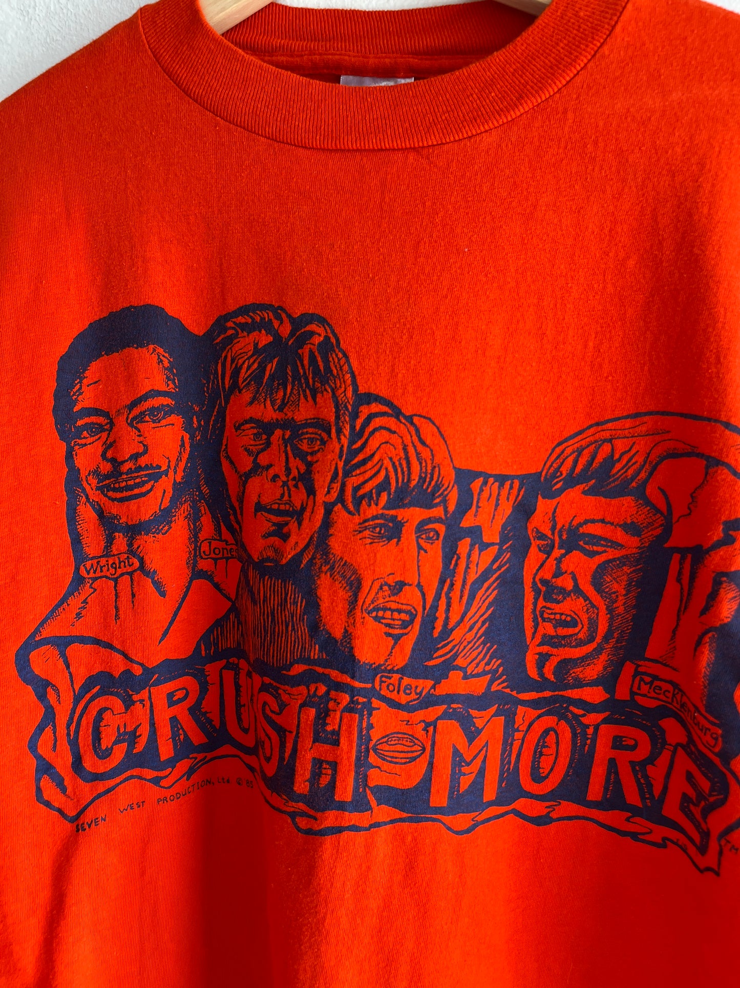 Vintage 1980’s Denver Broncos “Mount Crushmore” Longsleeve T-Shirt
