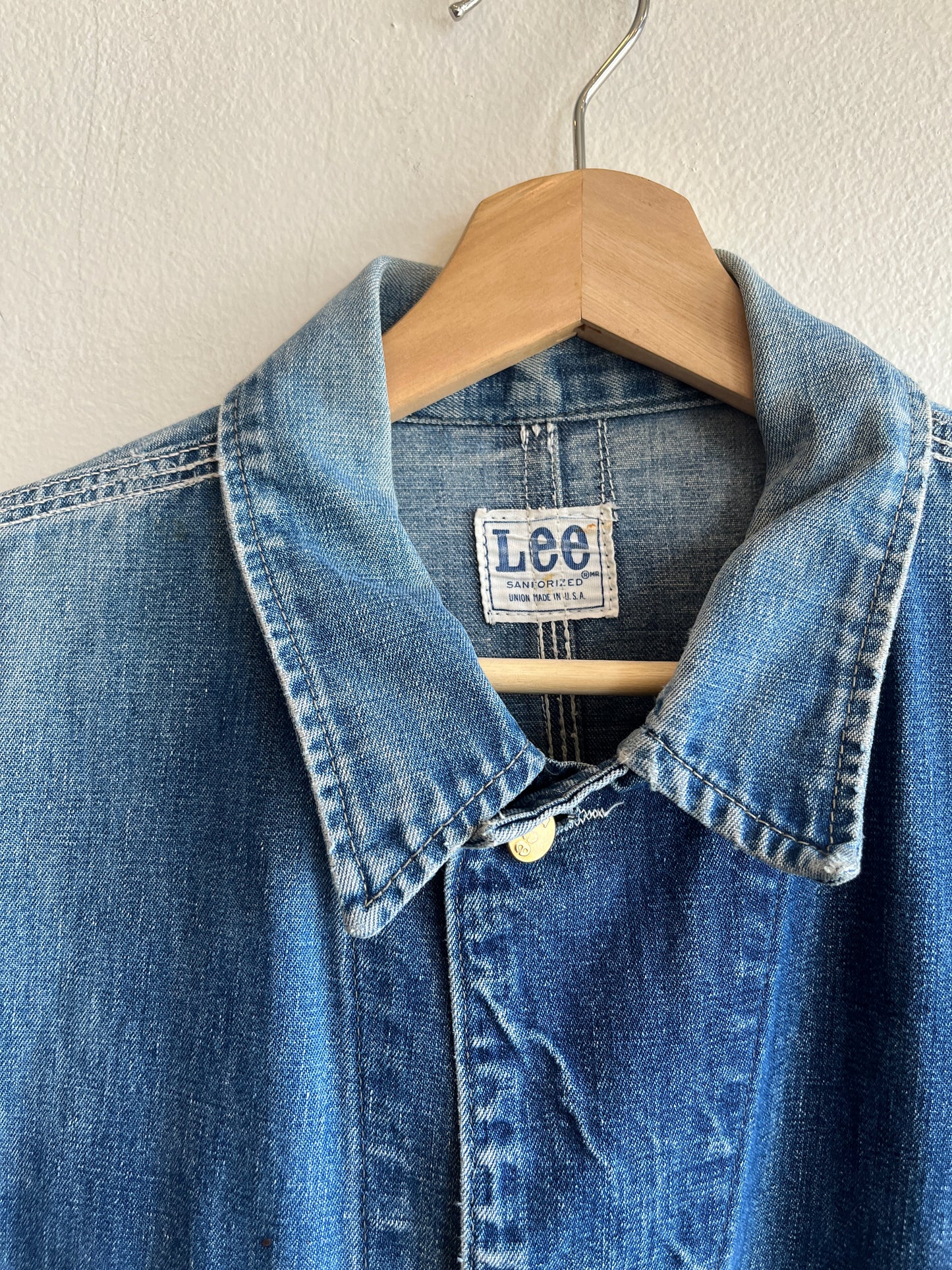 Vintage 1960/1970’s Lee Denim Chore Coat - La Lovely Vintage 