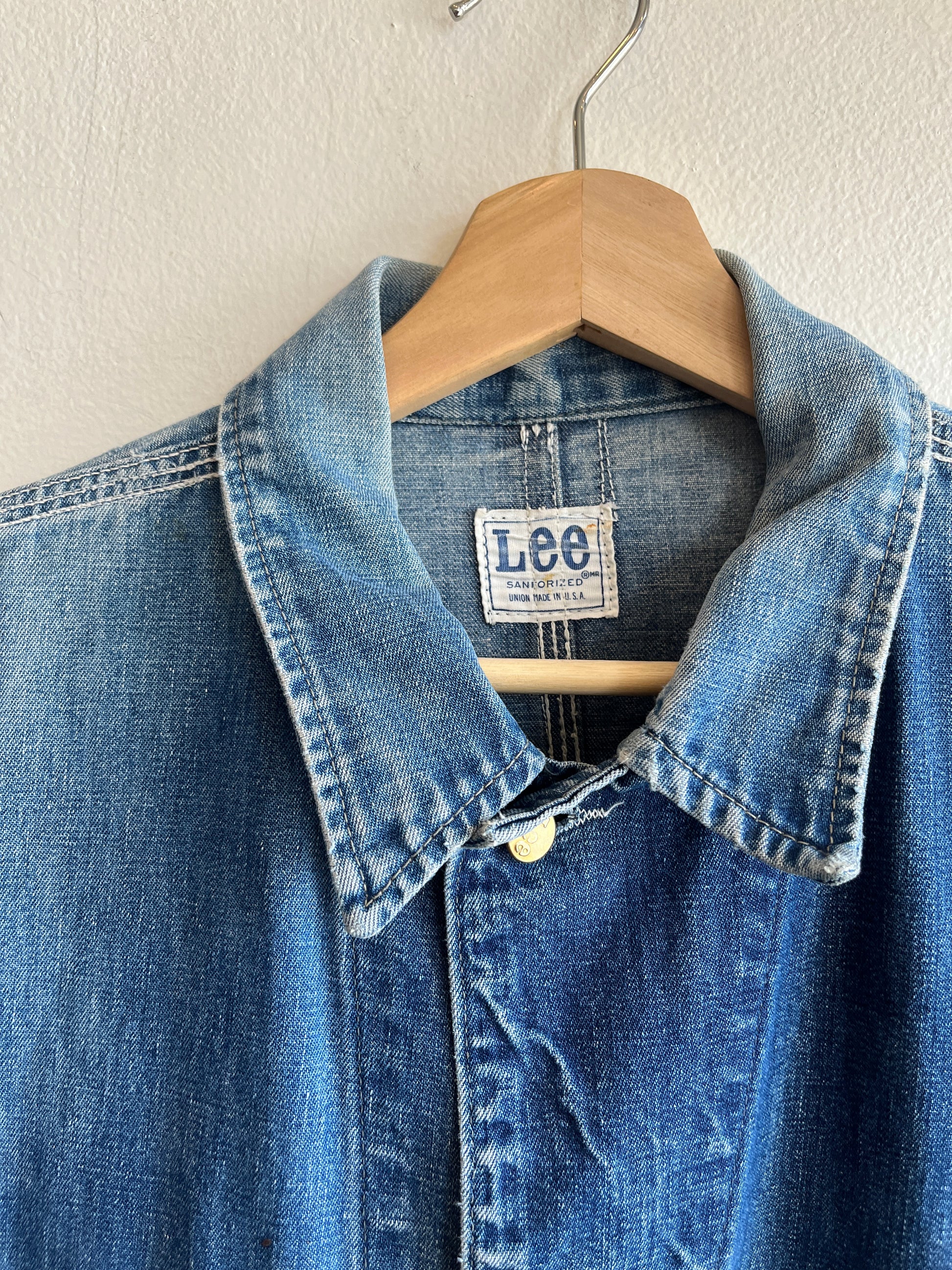 Vintage 1960/1970’s Lee Denim Chore Coat - La Lovely Vintage 