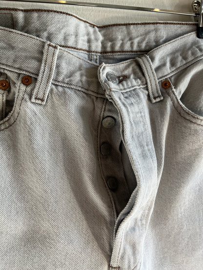 Vintage 1980’s Levi’s 501 Grey Denim Jeans