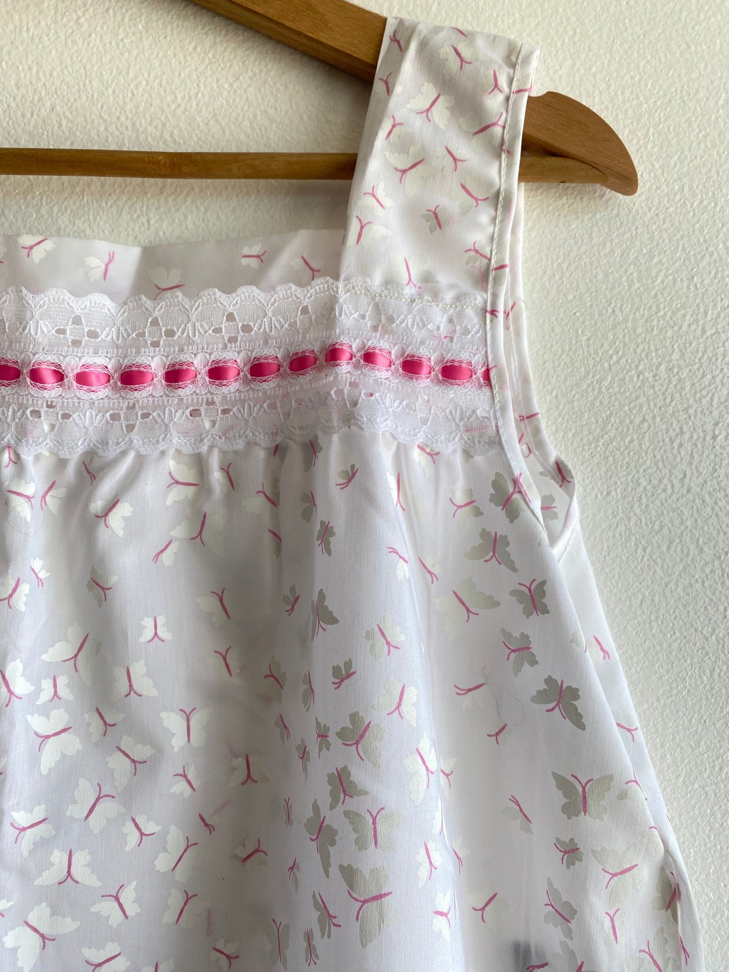 Vintage 70’s Crown Nitewear Butterfly Dress - La Lovely Vintage 