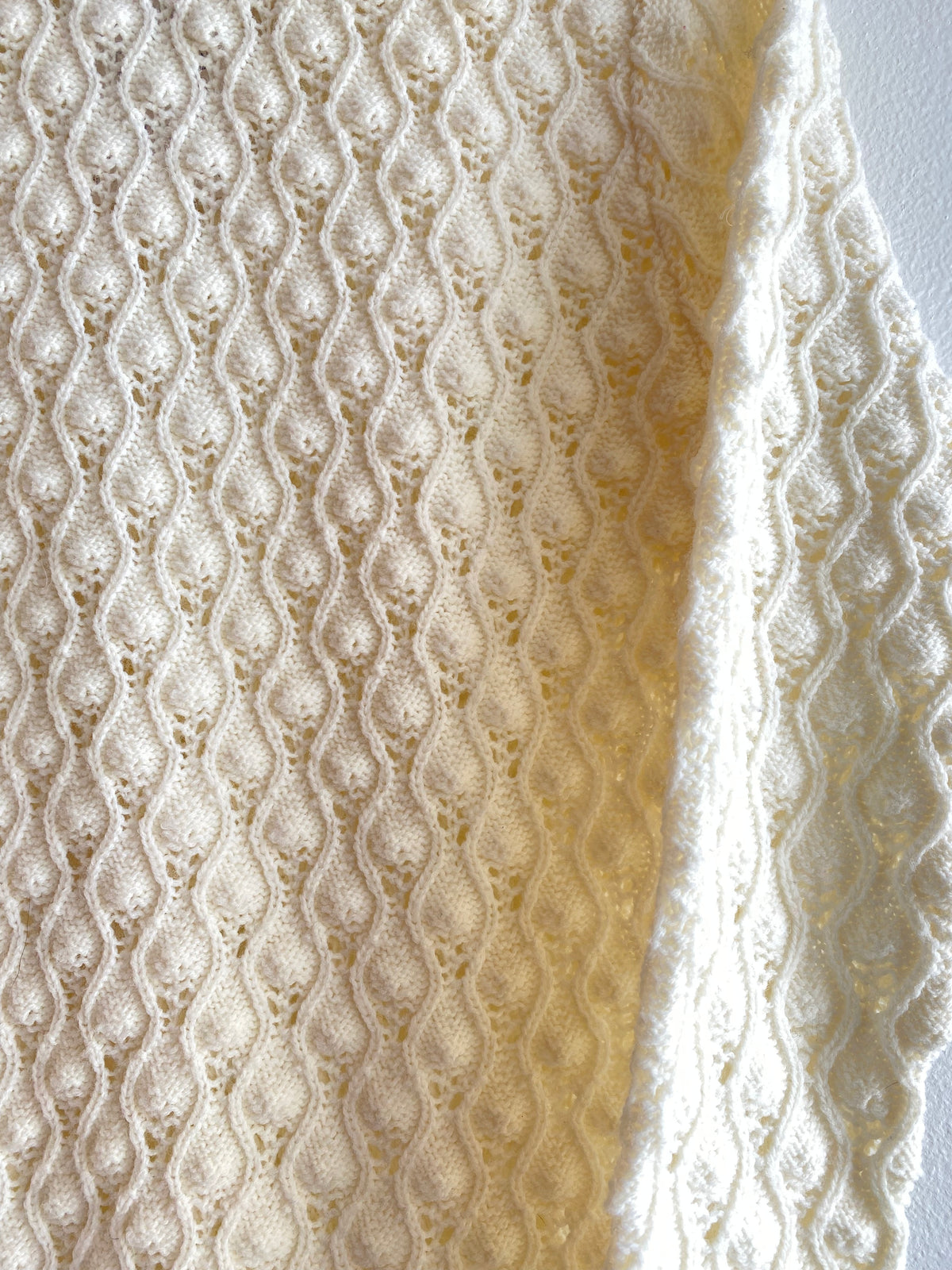 Vintage 70's White Crochet Midi Dress - La Lovely Vintage 
