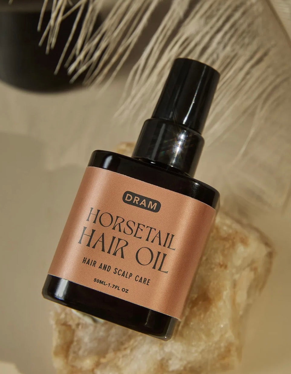 Dram Apothecary- Horsetail Hair Oil - La Lovely Vintage 