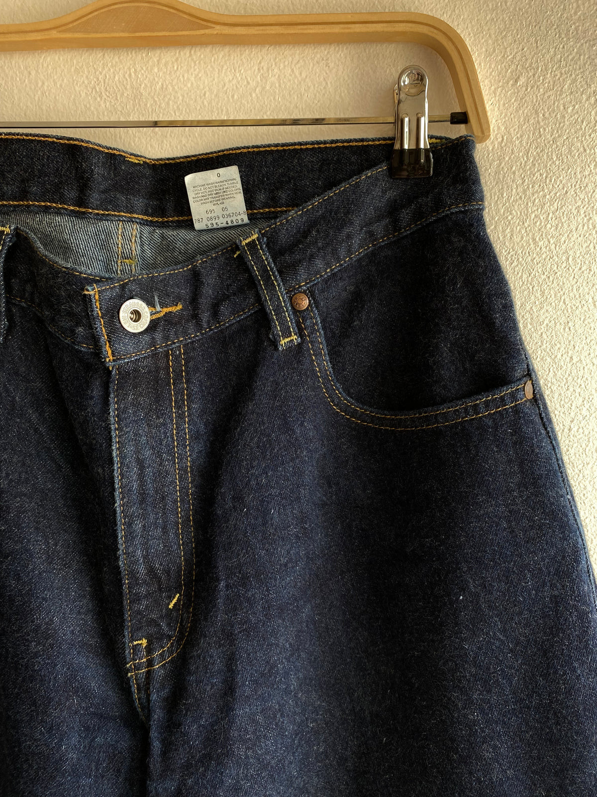 Vintage 1990’s Levi’s Dry Goods 595 Denim Jeans