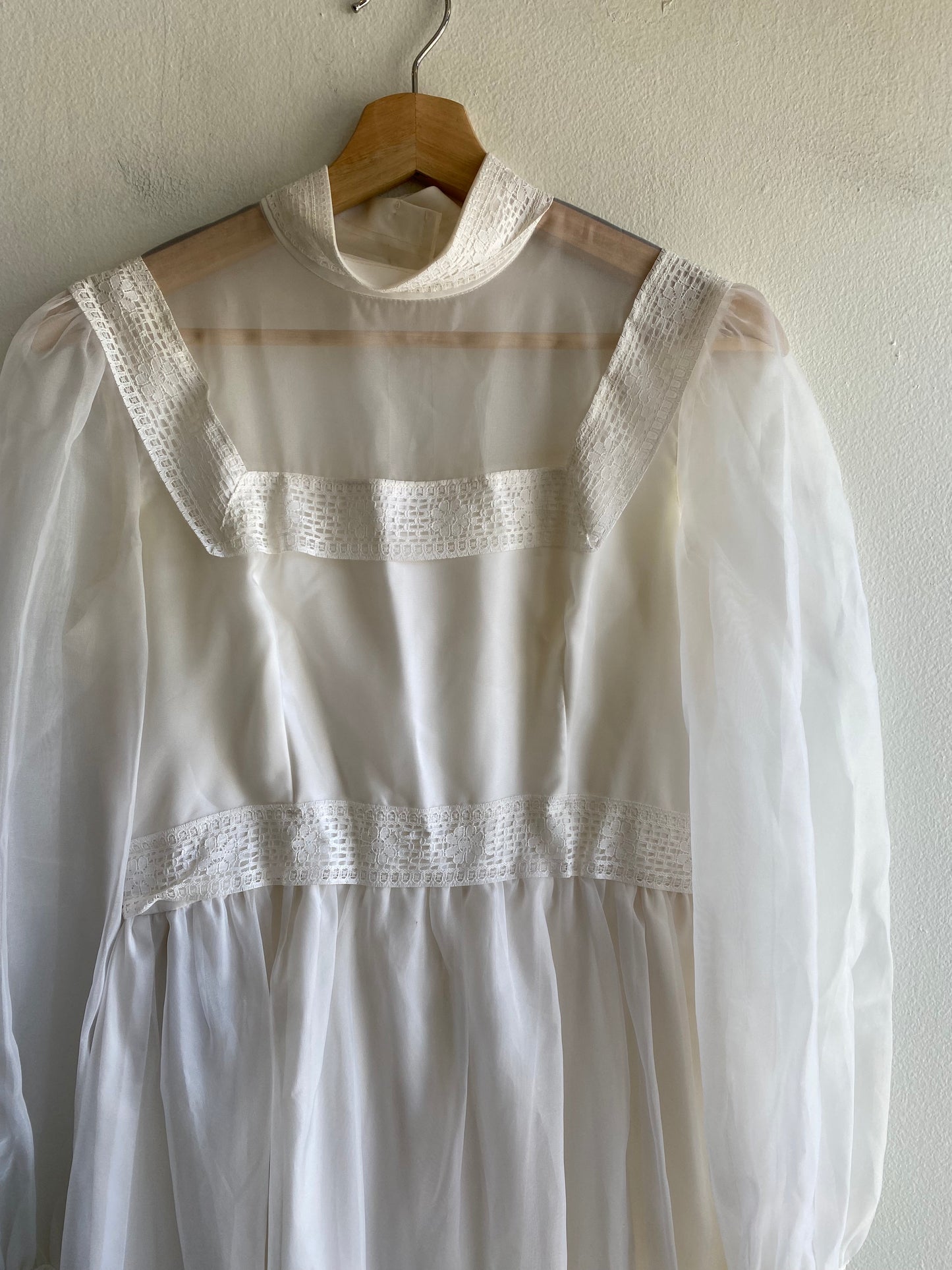 Vintage 1970’s Sheer Prarie Dress - La Lovely Vintage 