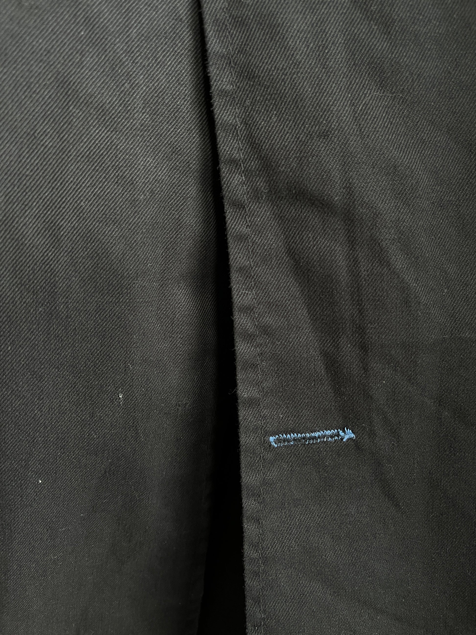 Vintage 1970’s French Black Chore Coat - La Lovely Vintage 