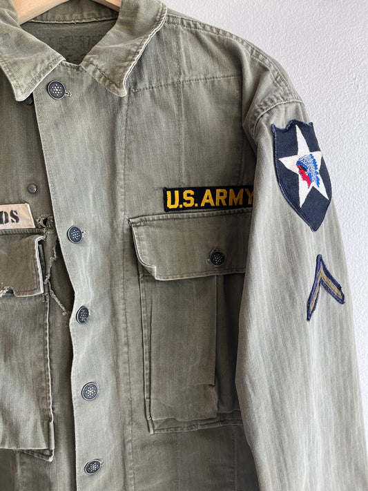 Vintage 1940/50’s U.S. Army HBT 13-Star Button Up Shirt