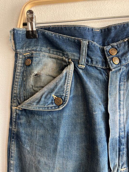 Vintage 1950’s Headlight “Headies” Denim Jeans
