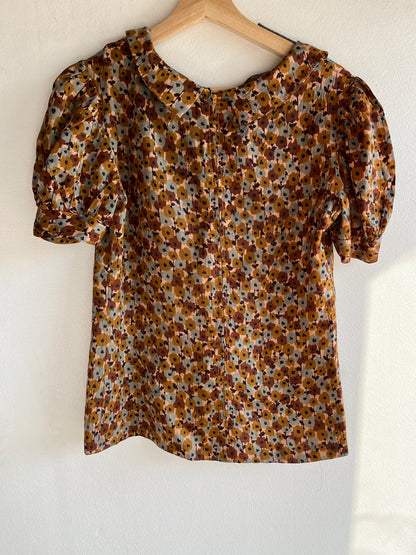 Vintage 1970’s Abstract Floral Blouse - La Lovely Vintage 