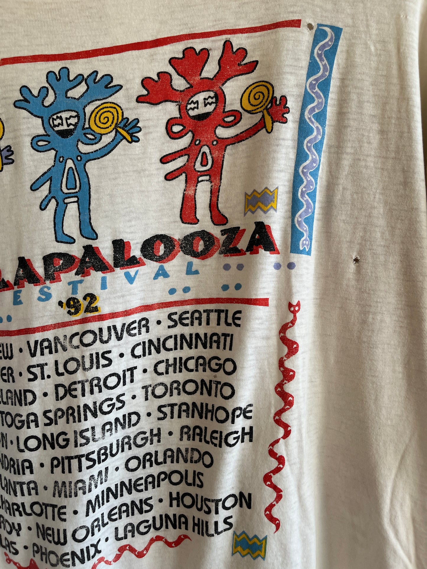 Vintage 1992 Lollapalooza T-Shirt