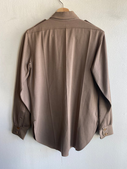 Vintage 1930’s US Army Gabardine Chinstrap Shirt
