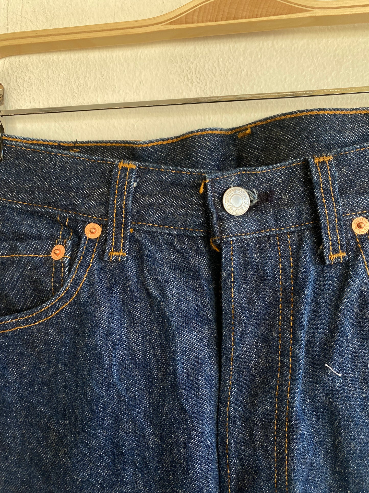 Vintage 1980’s Levi’s One-Wash 501 Denim Jeans