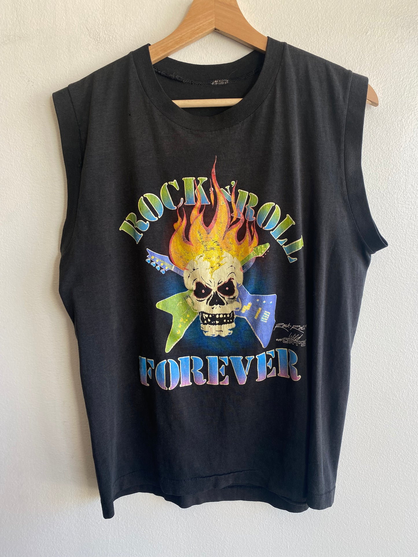 Vintage 1984 “Rock and Roll Forever” Sleeveless T-Shirt