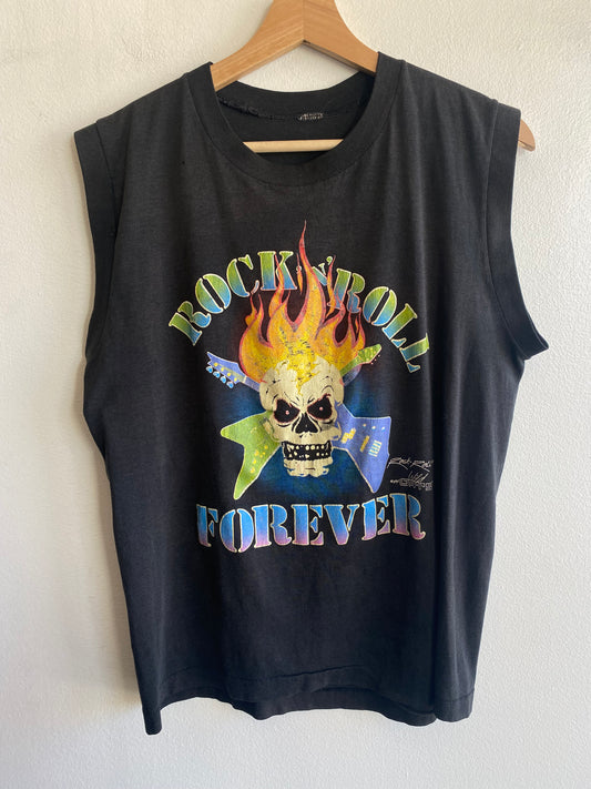 Vintage 1984 “Rock and Roll Forever” Sleeveless T-Shirt