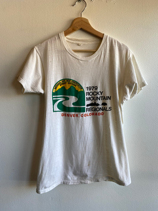 Vintage 1979 Rocky Mountain Hot Rod Regionals T-Shirt