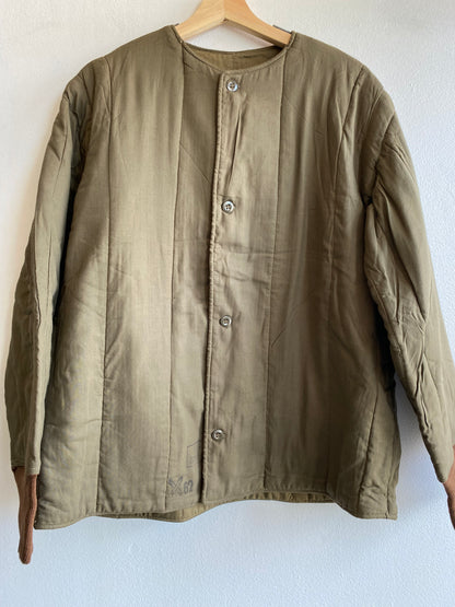 Vintage 1960’s Czech Military Quilted Liner Jacket