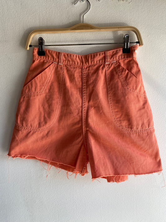 Vintage 1950’s Salmon Side-Zip Shorts