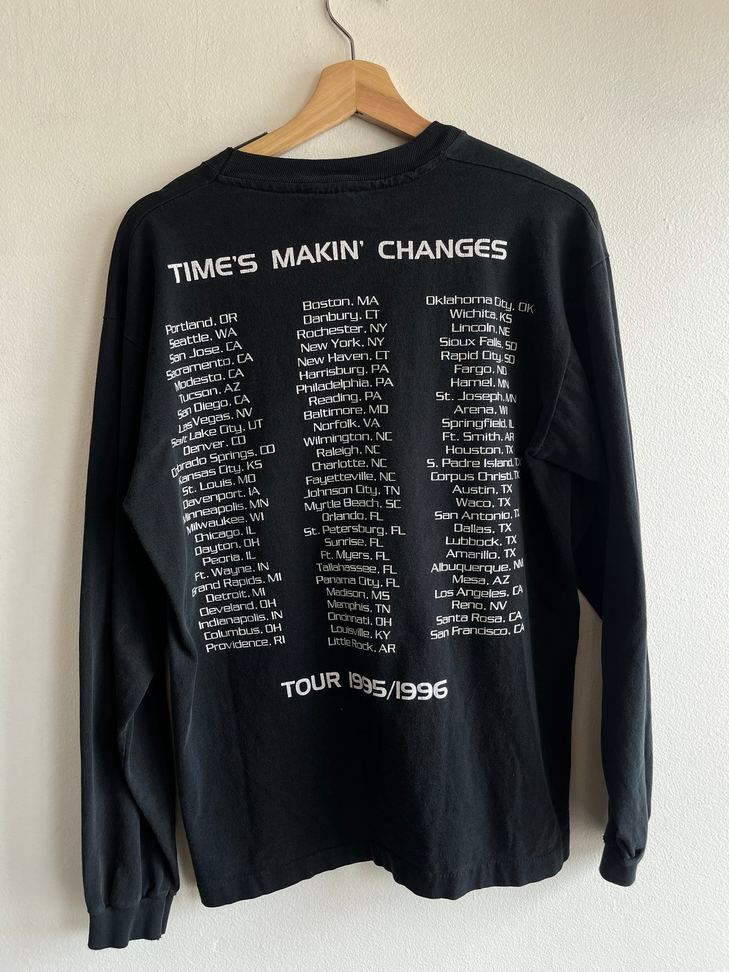 Vintage 1995 Tesla Tour T-Shirt