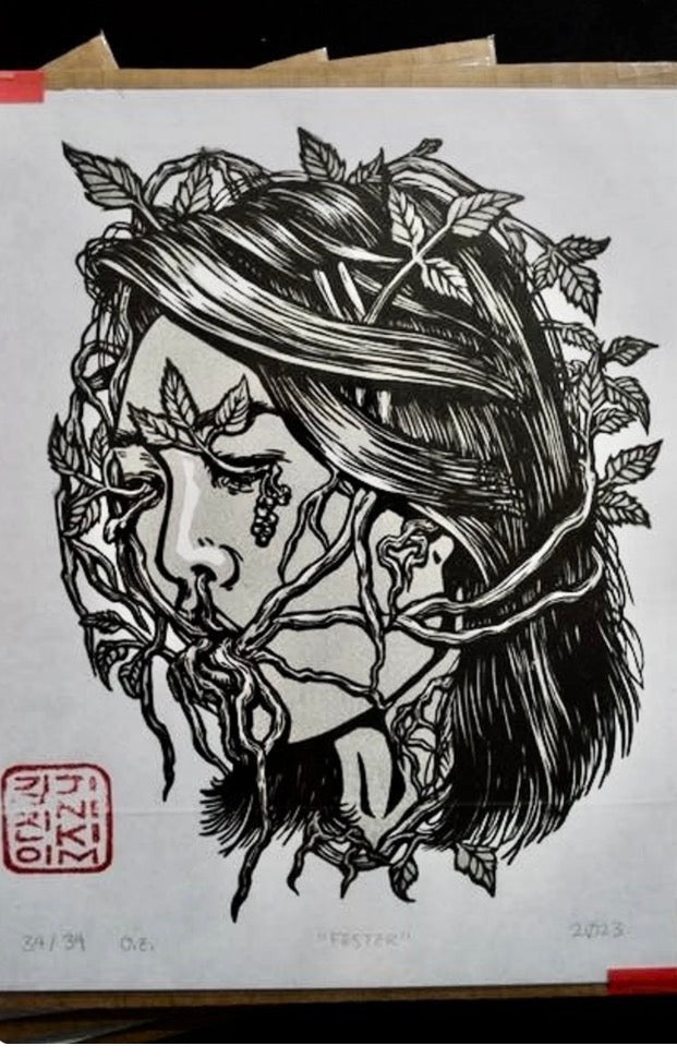 Jini Kimchis Print - La Lovely Vintage 