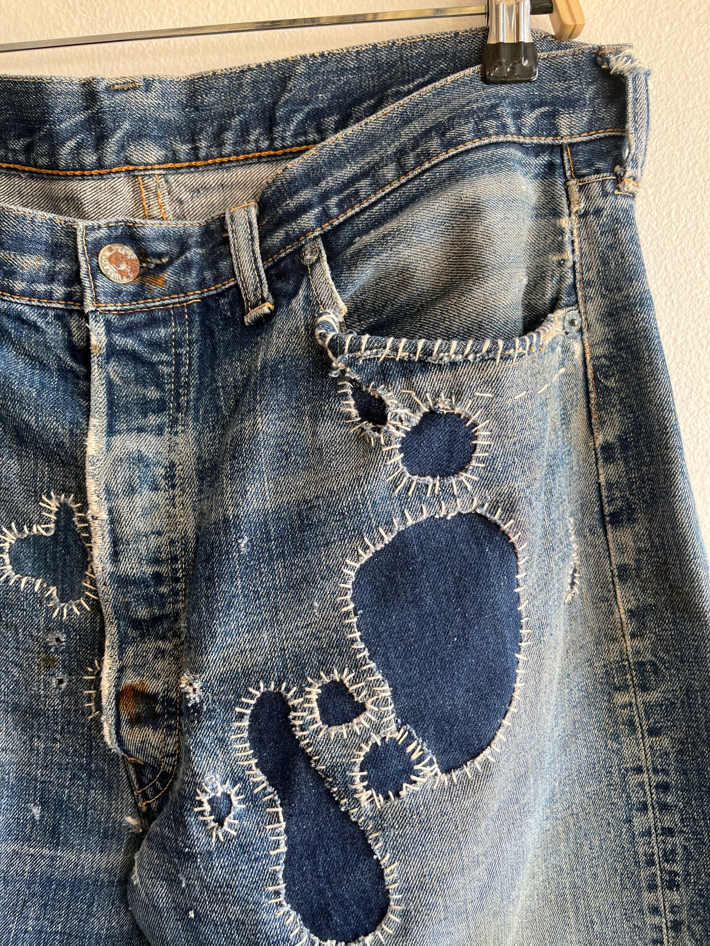 Vintage 1960’s Levi’s “Big E” 501 Selvedge Denim Jeans - La Lovely Vintage 