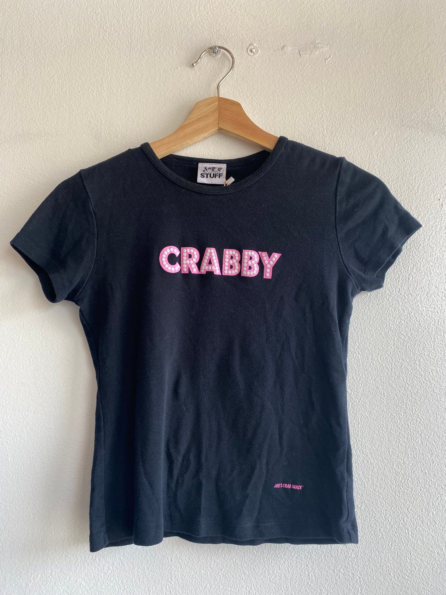 Vintage Y2K Joe's Stuff "Crabby" Baby T-Shirt