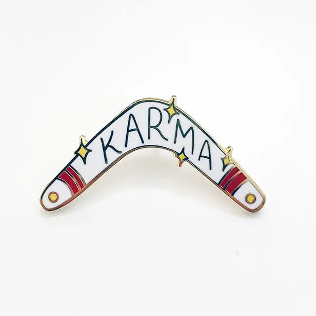 Strike Gently - Enamel Pin - La Lovely Vintage 