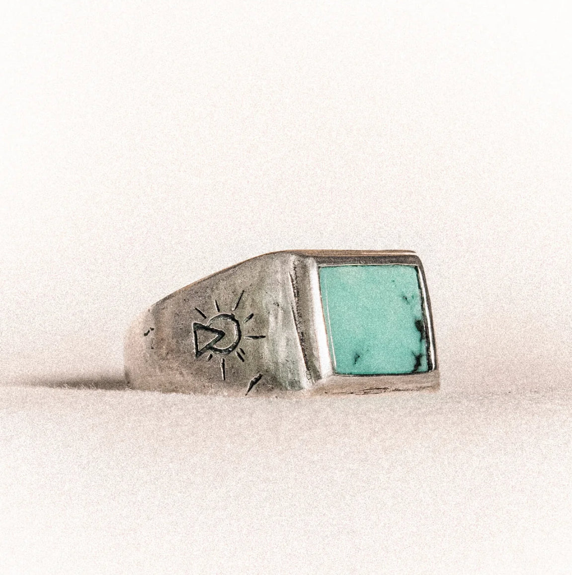 Salty Dagger-Tibetan Turquoise Dreamer Silver Ring