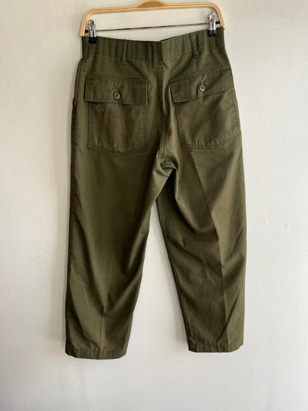 Vintage 1970's OG 507's Military Fatigues/Trousers