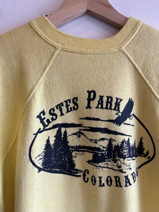 Vintage 1960/70’s Estes Park Short Sleeve Sweatshirt - La Lovely Vintage 