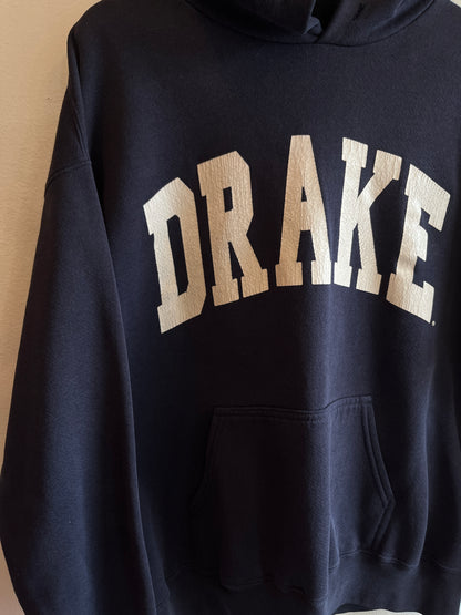 Vintage 1990’s Drake University Hooded Sweatshirt
