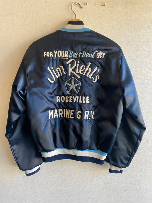 Vintage 1970/80’s embroidered RV Dealer Bomber Jacket