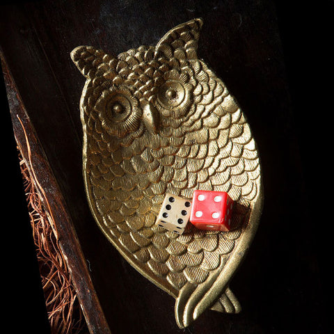 Vagabond - Pewter Owl Coin Tray