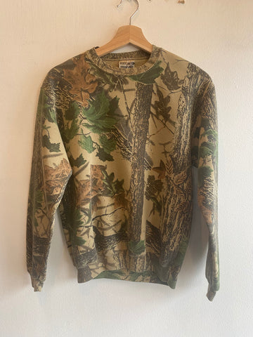 Vintage y2k Camouflage Sweatshirt