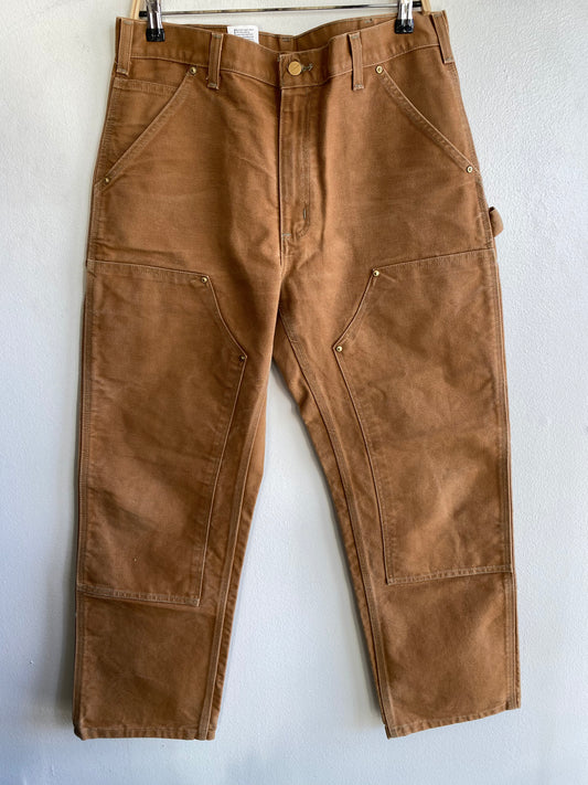 Vintage Y2K Carhartt Double Knee Canvas Work Pants
