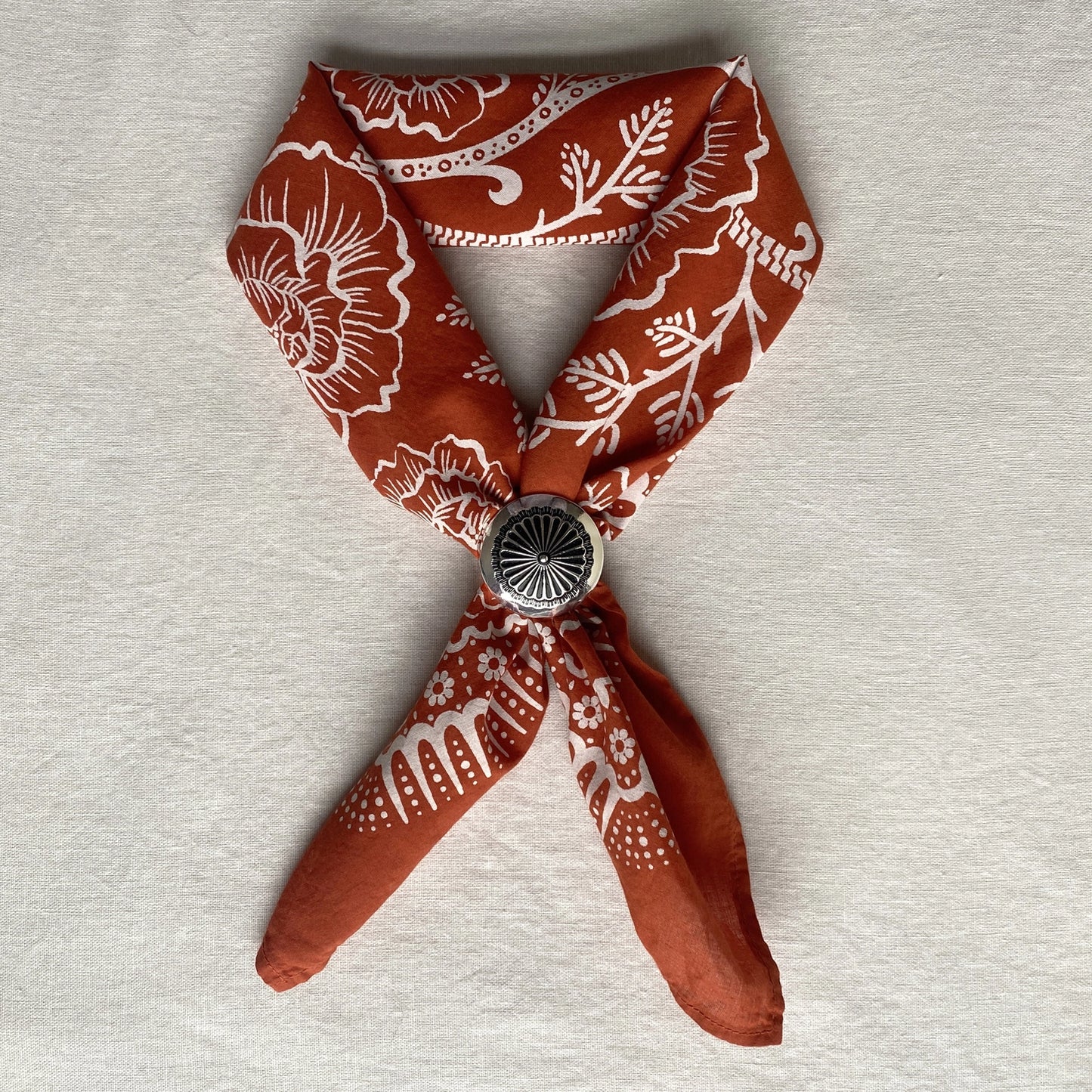 Last Chance Textiles - Concho Scarf/Bandana Slide - La Lovely Vintage 